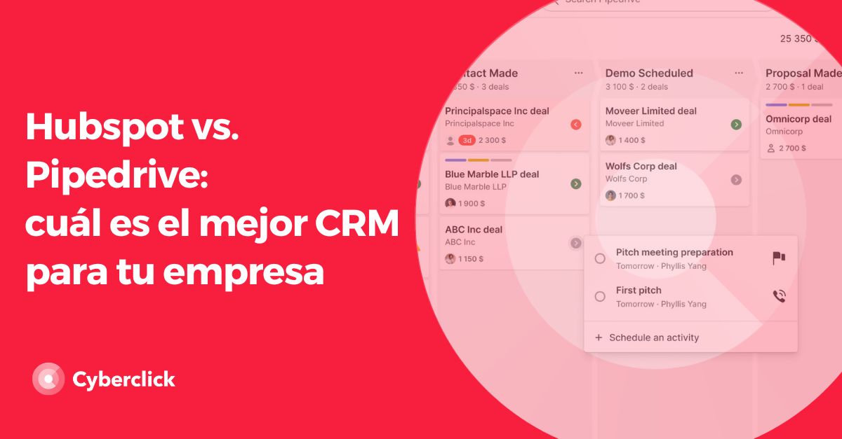HubSpot vs. Pipedrive cuál es el mejor CRM para tu empresa
